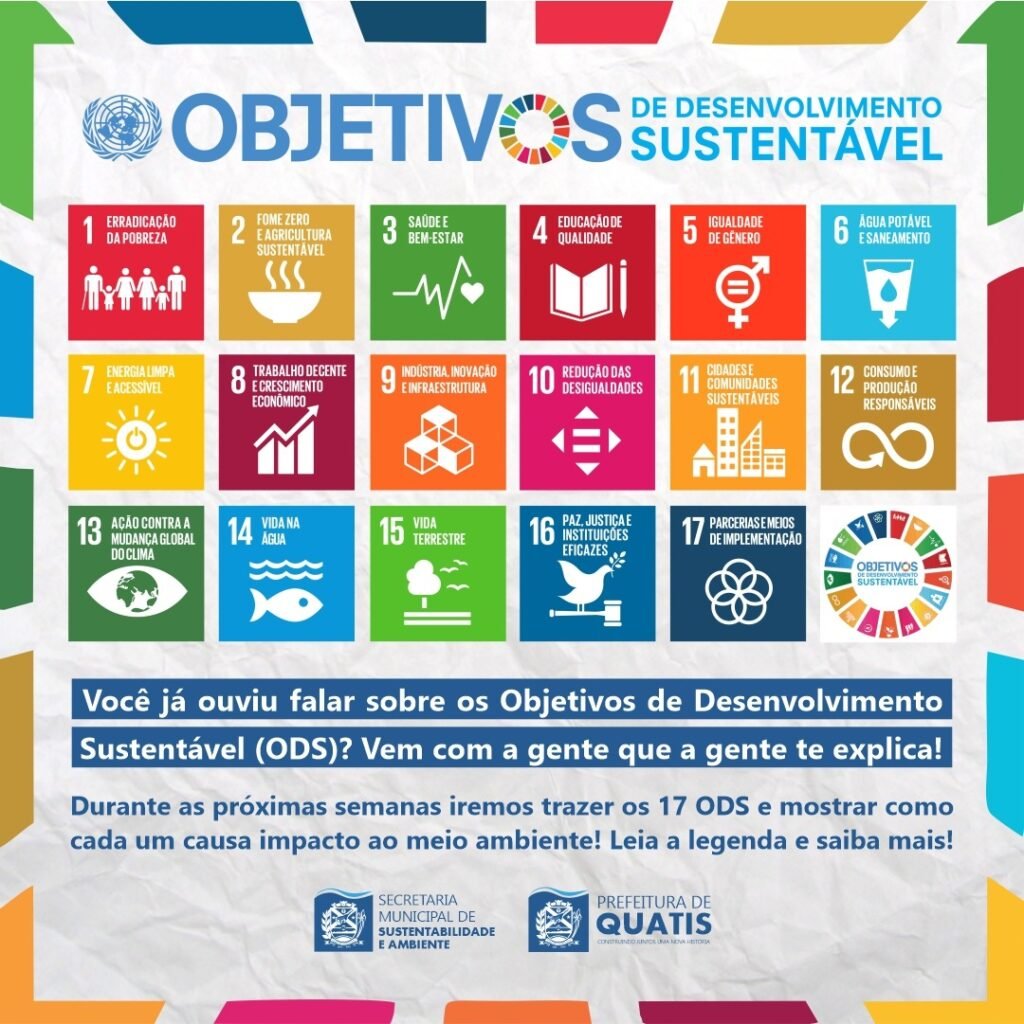 Você sabe o que são os objetivos do desenvolvimento sustentável (ODS)?